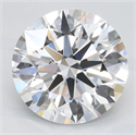 Del inventario de diamantes de laboratorio, 2.26 quilates, Redondo , Color D, claridad FL y certificado GIA