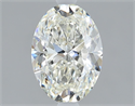 Natural Diamond 1.30 Carats, Oval with  Cut, K Color, SI1 Clarity and Certified by GIA