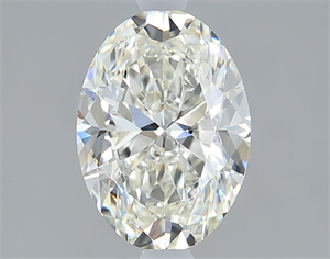 Picture of Natural Diamond 1.30 Carats, Oval with  Cut, K Color, SI1 Clarity and Certified by GIA