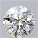 Diamante Natural 3.01 quilates, Redondo , Color J, claridad SI2 y certificado GIA