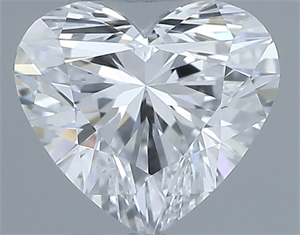 Picture of Natural Diamond 0.43 Carats, Heart with  Cut, D Color, VS1 Clarity and Certified by GIA