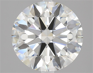 Picture of Natural Diamond 4.01 Carats, Round with Excellent Cut, I Color, VS2 Clarity and Certified by GIA