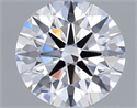 Lab Grown Diamond 1.07 Carats, Round with Ideal Cut, E Color, VVS1 Clarity and Certified by IGI