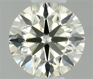 Picture of Natural Diamond 0.44 Carats, Round with Excellent Cut, K Color, SI1 Clarity and Certified by IGI