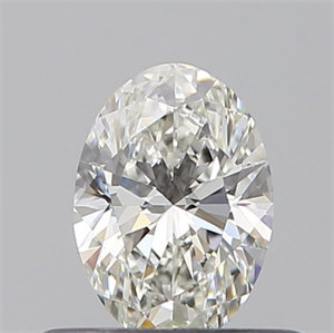 Picture of Natural Diamond 0.40 Carats, Oval with  Cut, H Color, VVS1 Clarity and Certified by GIA