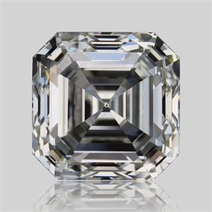 Picture of Natural Diamond 1.51 Carats, Asscher with  Cut, J Color, VVS2 Clarity and Certified by GIA