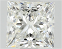 Natural Diamond 1.04 Carats, Princess with  Cut, H Color, VVS2 Clarity and Certified by GIA