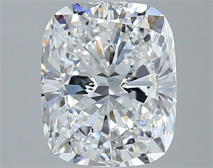Picture of Natural Diamond 3.02 Carats, Cushion with  Cut, E Color, SI1 Clarity and Certified by GIA
