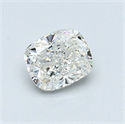 Diamante Natural 0.72 quilates, Del cojín , Color I, claridad SI1 y certificado GIA