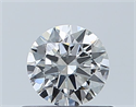 Natural Diamond 0.40 Carats, Round with Excellent Cut, F Color, VVS1 Clarity and Certified by GIA