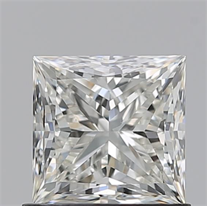 Picture of Natural Diamond 0.97 Carats, Princess with  Cut, I Color, SI1 Clarity and Certified by GIA