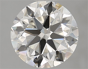 Picture of Natural Diamond 2.51 Carats, Round with Very Good Cut, I Color, VS2 Clarity and Certified by GIA