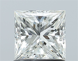 Picture of Natural Diamond 1.01 Carats, Princess with  Cut, I Color, VS2 Clarity and Certified by GIA