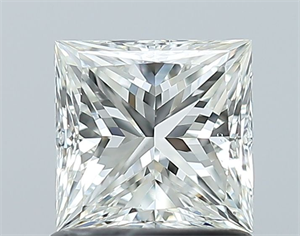 Picture of Natural Diamond 1.01 Carats, Princess with  Cut, I Color, VS2 Clarity and Certified by GIA