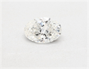 Natural Diamond 0.90 Carats, Oval with  Cut, J Color, SI1 Clarity and Certified by GIA