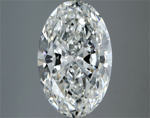 Picture of Natural Diamond 4.02 Carats, Oval with  Cut, H Color, VS2 Clarity and Certified by GIA