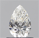 Natural Diamond 0.50 Carats, Pear with  Cut, F Color, VS2 Clarity and Certified by GIA