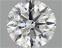 Del inventario de diamantes de laboratorio, 1.55 quilates, Redondo , Color E, claridad VS1 y certificado IGI