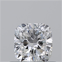 Natural Diamond 0.51 Carats, Cushion with  Cut, E Color, VVS1 Clarity and Certified by GIA