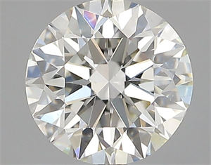 Picture of Natural Diamond 0.80 Carats, Round with Excellent Cut, J Color, SI1 Clarity and Certified by GIA