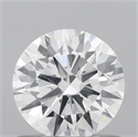 Lab Grown Diamond 0.72 Carats, Round with Ideal Cut, E Color, VS2 Clarity and Certified by IGI