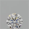 Natural Diamond 0.62 Carats, Round with Excellent Cut, D Color, VVS1 Clarity and Certified by GIA
