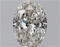 Natural Diamond 0.70 Carats, Oval with  Cut, I Color, VS2 Clarity and Certified by GIA