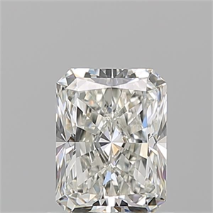 Picture of Natural Diamond 0.90 Carats, Radiant with  Cut, I Color, VS1 Clarity and Certified by GIA