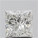 Natural Diamond 1.01 Carats, Princess with  Cut, G Color, VS1 Clarity and Certified by GIA