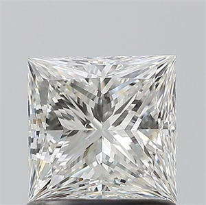 Picture of Natural Diamond 1.01 Carats, Princess with  Cut, G Color, VS1 Clarity and Certified by GIA