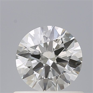 Picture of Natural Diamond 0.50 Carats, Round with Excellent Cut, H Color, VVS2 Clarity and Certified by IGI