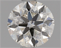 Natural Diamond 0.70 Carats, Round with Excellent Cut, J Color, SI2 Clarity and Certified by GIA