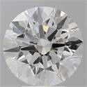 Lab Grown Diamond 5.04 Carats, Round with Ideal Cut, F Color, VVS2 Clarity and Certified by IGI