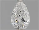 Natural Diamond 0.40 Carats, Pear with  Cut, D Color, VS2 Clarity and Certified by GIA