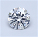 Natural Diamond 1.01 Carats, Round with Excellent Cut, G Color, SI2 Clarity and Certified by GIA