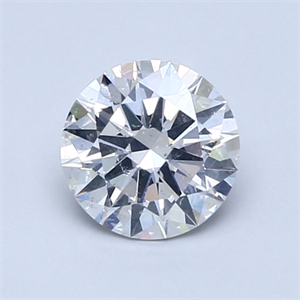 Picture of Natural Diamond 1.01 Carats, Round with Excellent Cut, G Color, SI2 Clarity and Certified by GIA