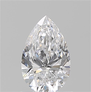 Foto Diamante Natural 0.90 quilates, De pera , Color D, claridad SI2 y certificado GIA de