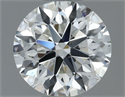 Natural Diamond 0.82 Carats, Round with Excellent Cut, H Color, VS1 Clarity and Certified by IGI