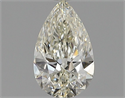 Natural Diamond 0.53 Carats, Pear with  Cut, K Color, VS1 Clarity and Certified by GIA
