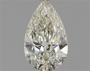 Picture of Natural Diamond 0.53 Carats, Pear with  Cut, K Color, VS1 Clarity and Certified by GIA