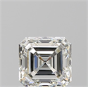 Diamante Natural 1.01 quilates, Asscher , Color I, claridad VS2 y certificado GIA