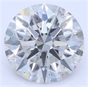 Lab Grown Diamond 1.56 Carats, Round with Ideal Cut, H Color, SI1 Clarity and Certified by IGI