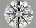 Diamante Natural 0.43 quilates, Redondo , Color D, claridad SI1 y certificado GIA