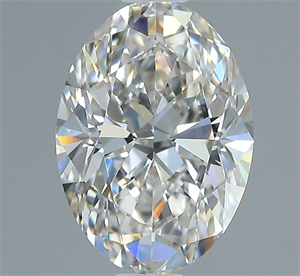 Picture of Natural Diamond 1.01 Carats, Oval with  Cut, H Color, VS1 Clarity and Certified by GIA