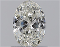 Natural Diamond 0.80 Carats, Oval with  Cut, I Color, VS1 Clarity and Certified by GIA