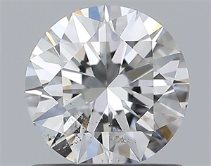 Picture of Natural Diamond 0.75 Carats, Round with Excellent Cut, E Color, SI2 Clarity and Certified by GIA