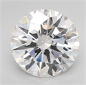 Del inventario de diamantes de laboratorio, 3.09 quilates, Redondo , Color D, claridad IF y certificado IGI