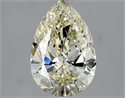 Natural Diamond 2.01 Carats, Pear with  Cut, J Color, SI1 Clarity and Certified by IGI