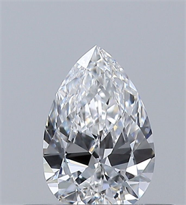 Picture of Natural Diamond 0.30 Carats, Pear with  Cut, E Color, VS1 Clarity and Certified by GIA
