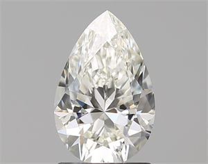 Picture of Natural Diamond 1.50 Carats, Pear with  Cut, J Color, VVS1 Clarity and Certified by GIA